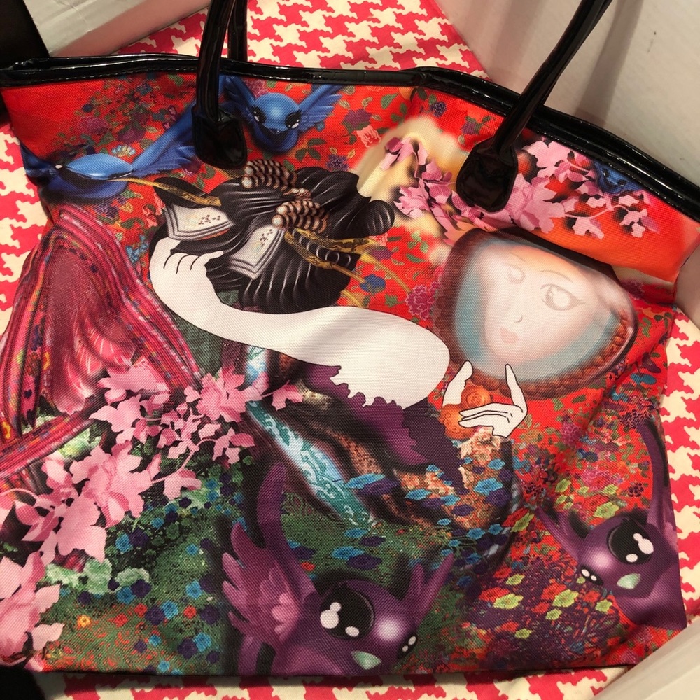 Asian Print Tote
